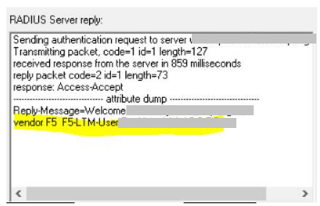 NTRadPing Tool Radius Server Reply Shows 