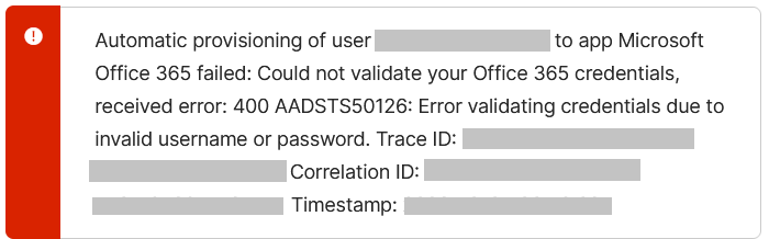 validation error = For security reasons, please log in again