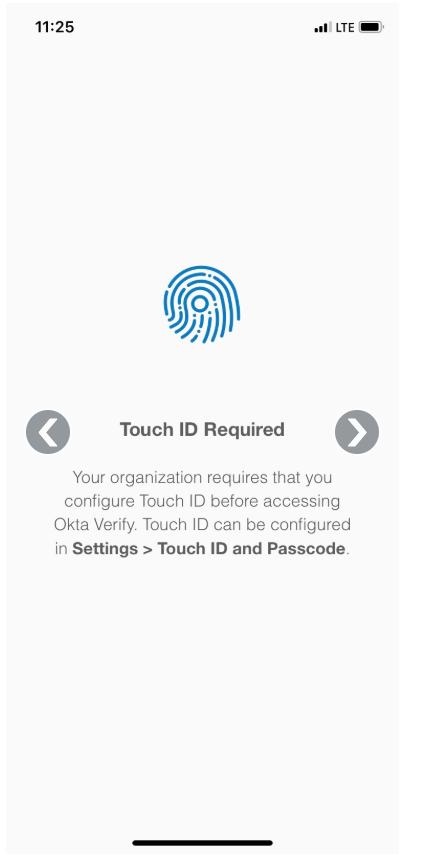 User Cannot Verify Device with TouchID on Device that Only Supports FaceID