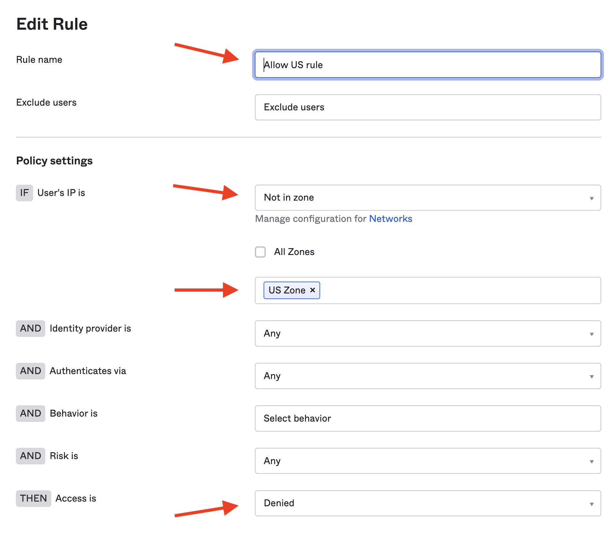 How to Create IP Exceptions with Dynamic Network Zones Based on User ...