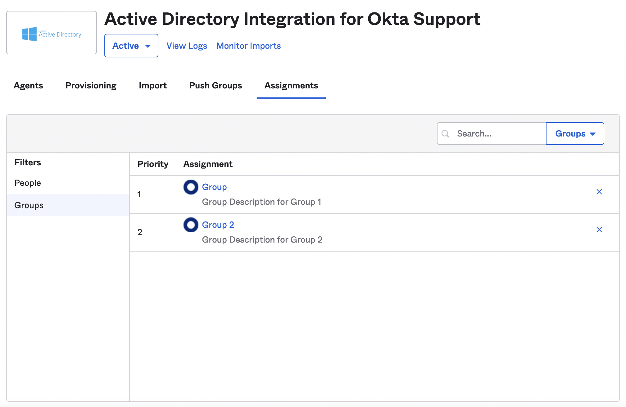 Modify Priority on Active Directory/LDAP Okta Group Assignments