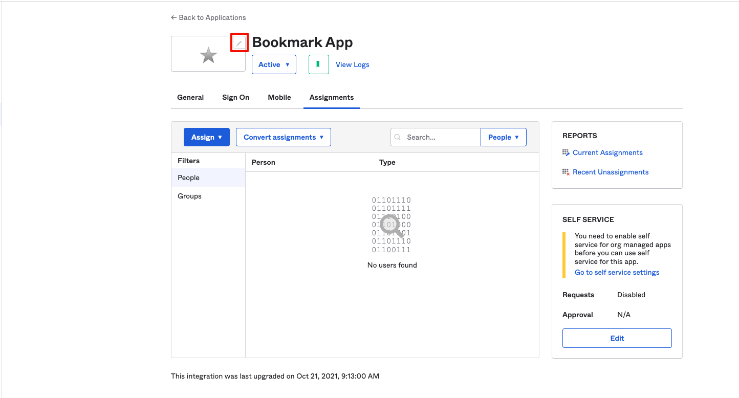 How to Configure Icon/Image for Bookmark App