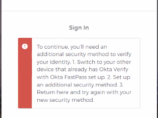 Feature: Require Phishing-Resistant Authenticator to Enroll Additional ...