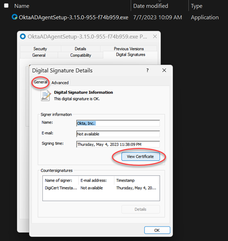How to Obtain Okta AD Agent Certificate