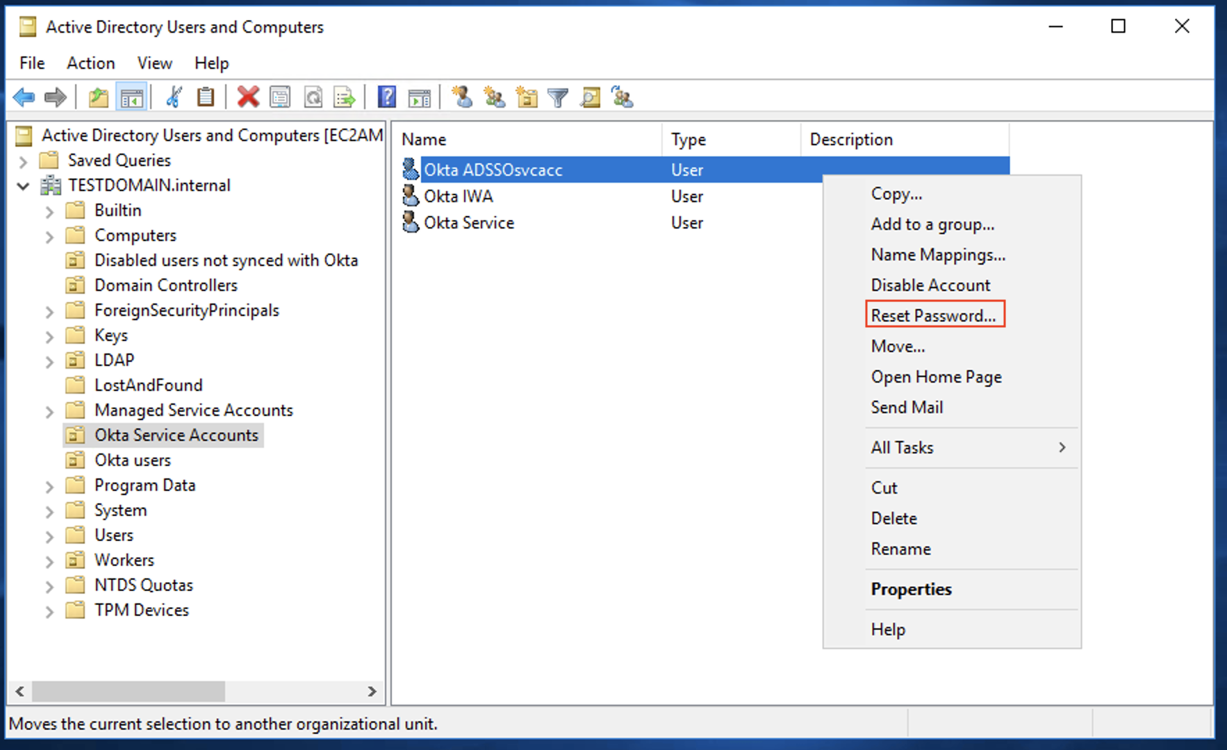 How to Change the Service Account Password for Agentless Desktop Single ...