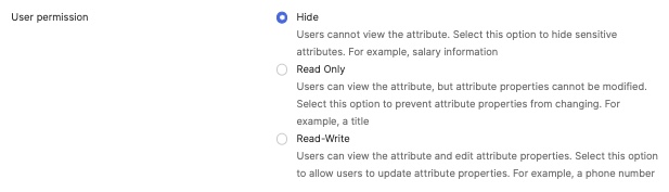 User permission