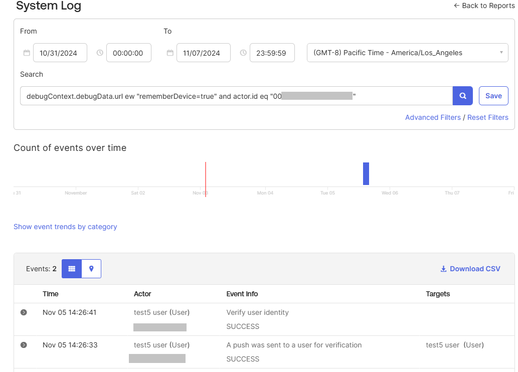 System Log Query