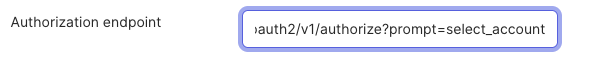 Authorization endpoint