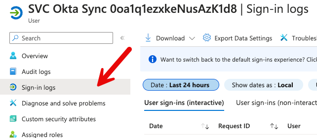Sign-in Logs