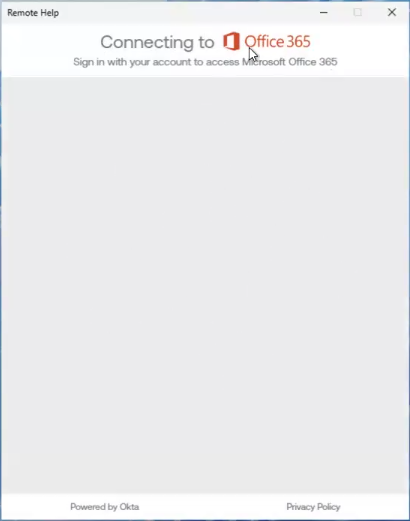 O365 Blank Page