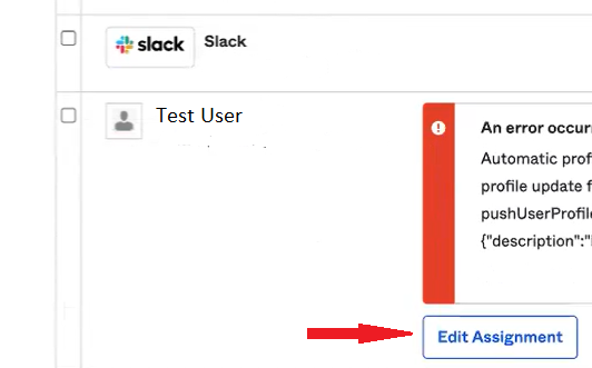 Edit Assignment Button