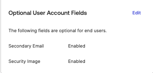 Optional User Account Fields in Okta Classic