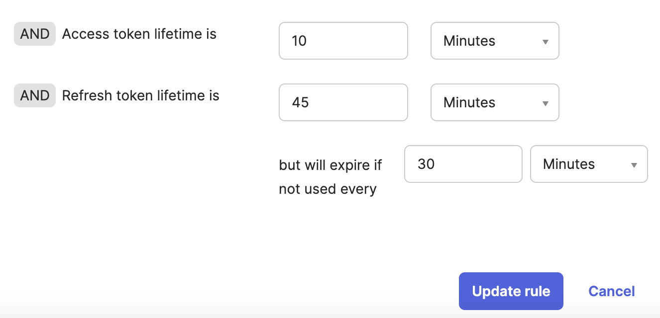 リフレッシュトークンのライフタイム