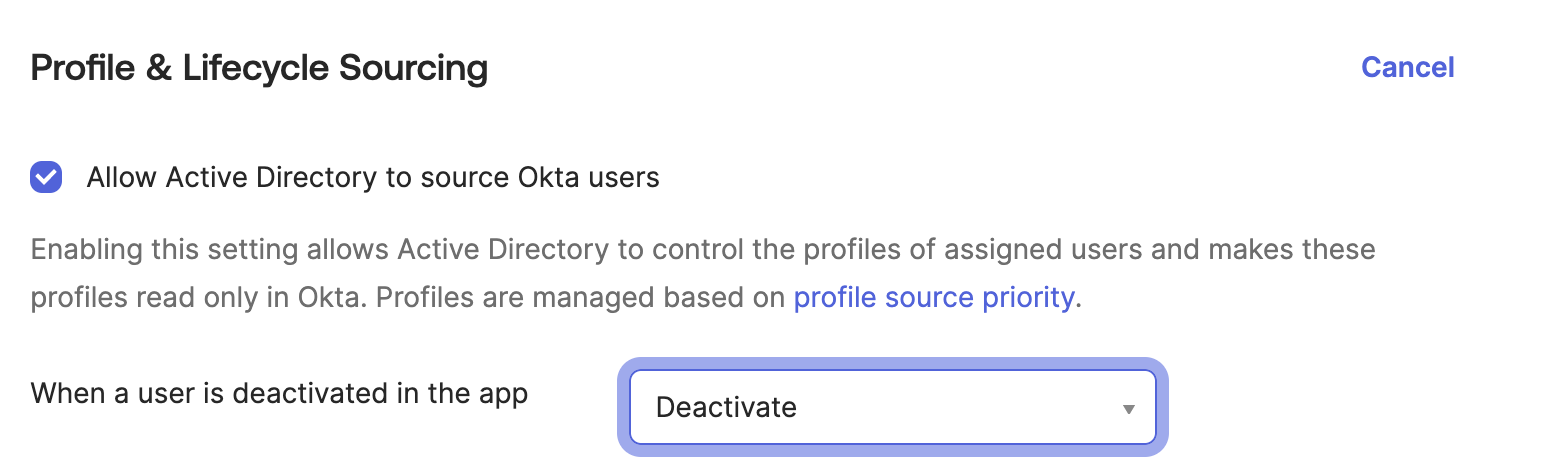 Lifecycle Settings