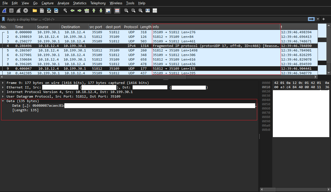 EAP TTLS Encrypted Example in wireshark