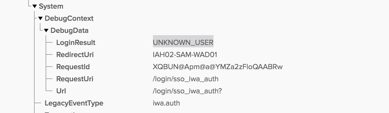 Error message