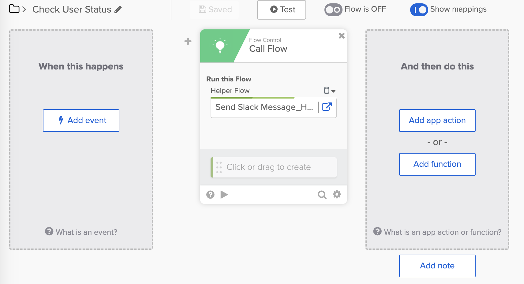 How to Include the Running Flow Name in a Slack Message in Workflows