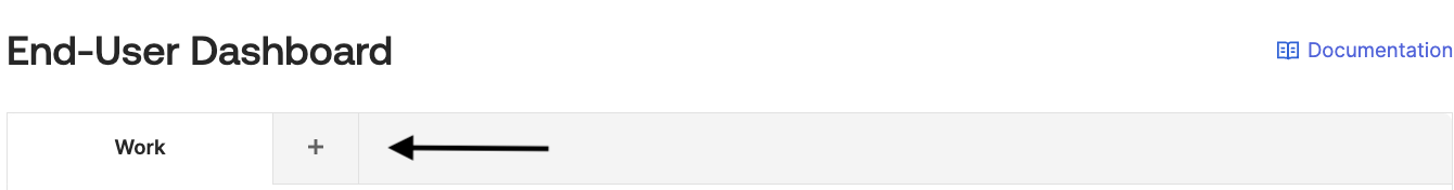 End user dashboard