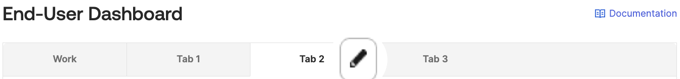 End user dashboard