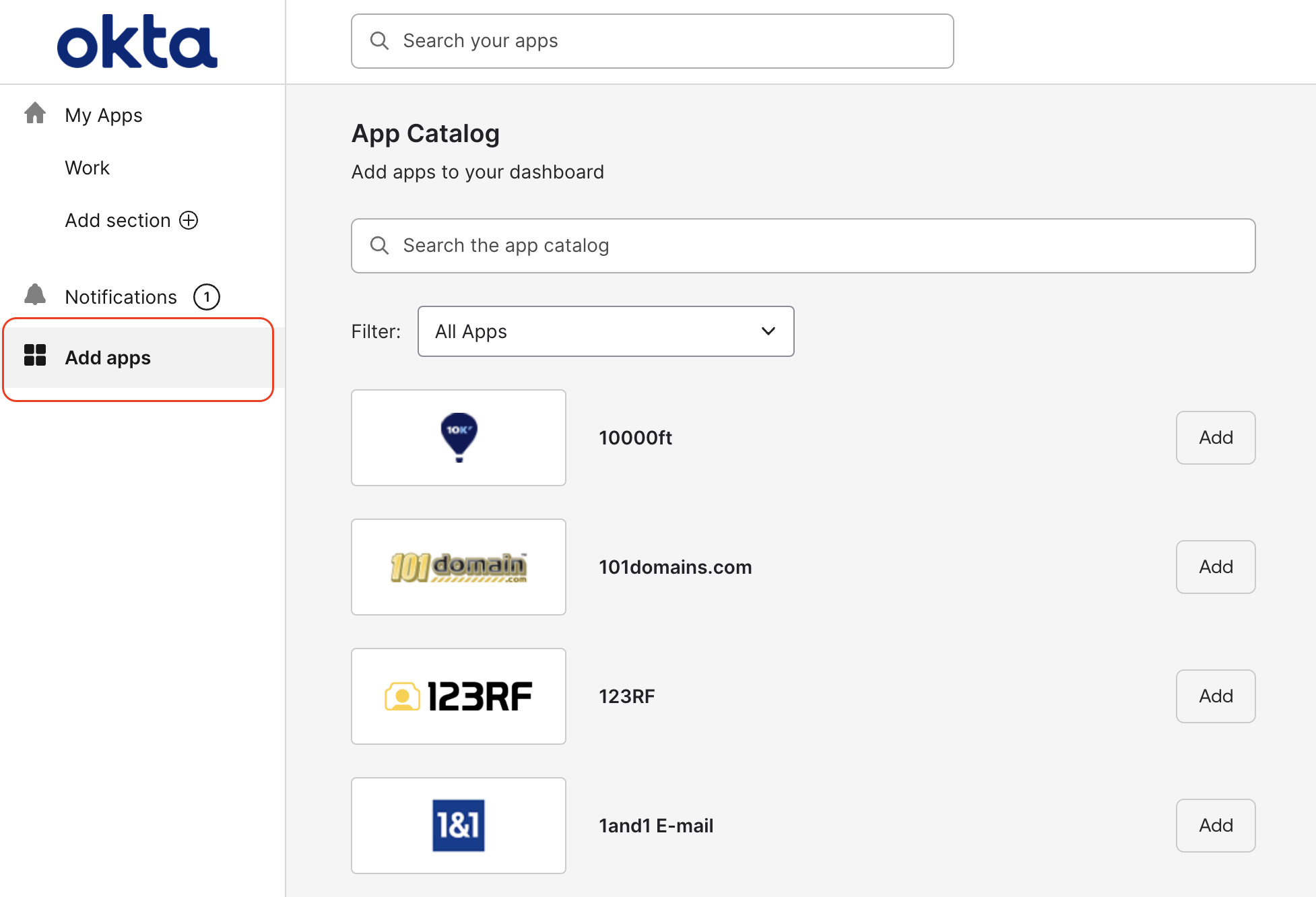 Self-service Personal app