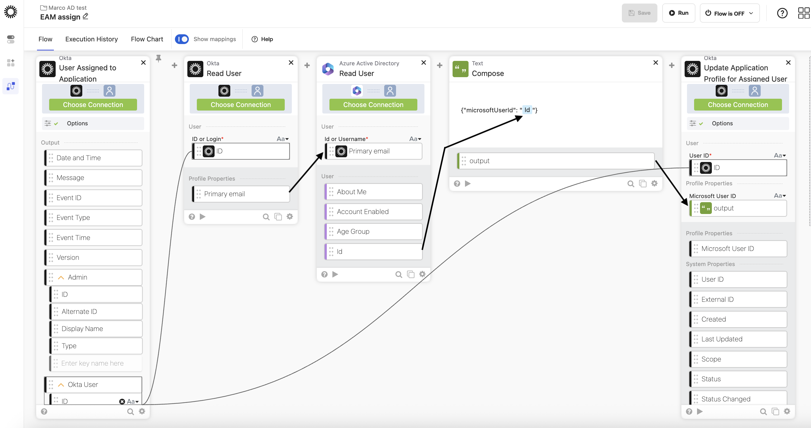 Example Flow Connections