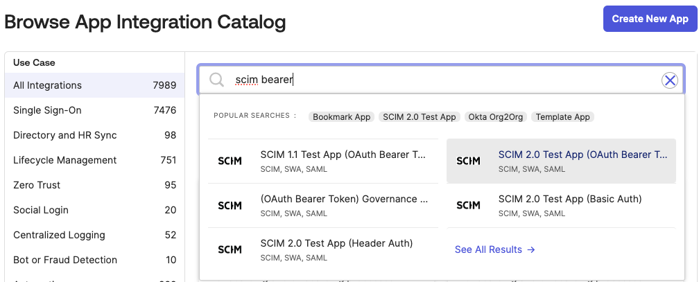 Browse App Catalog