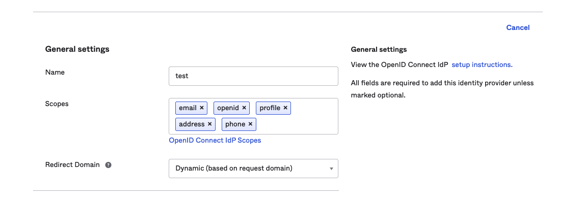 General Settings