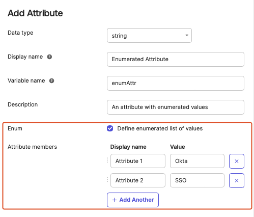 Edit attribute