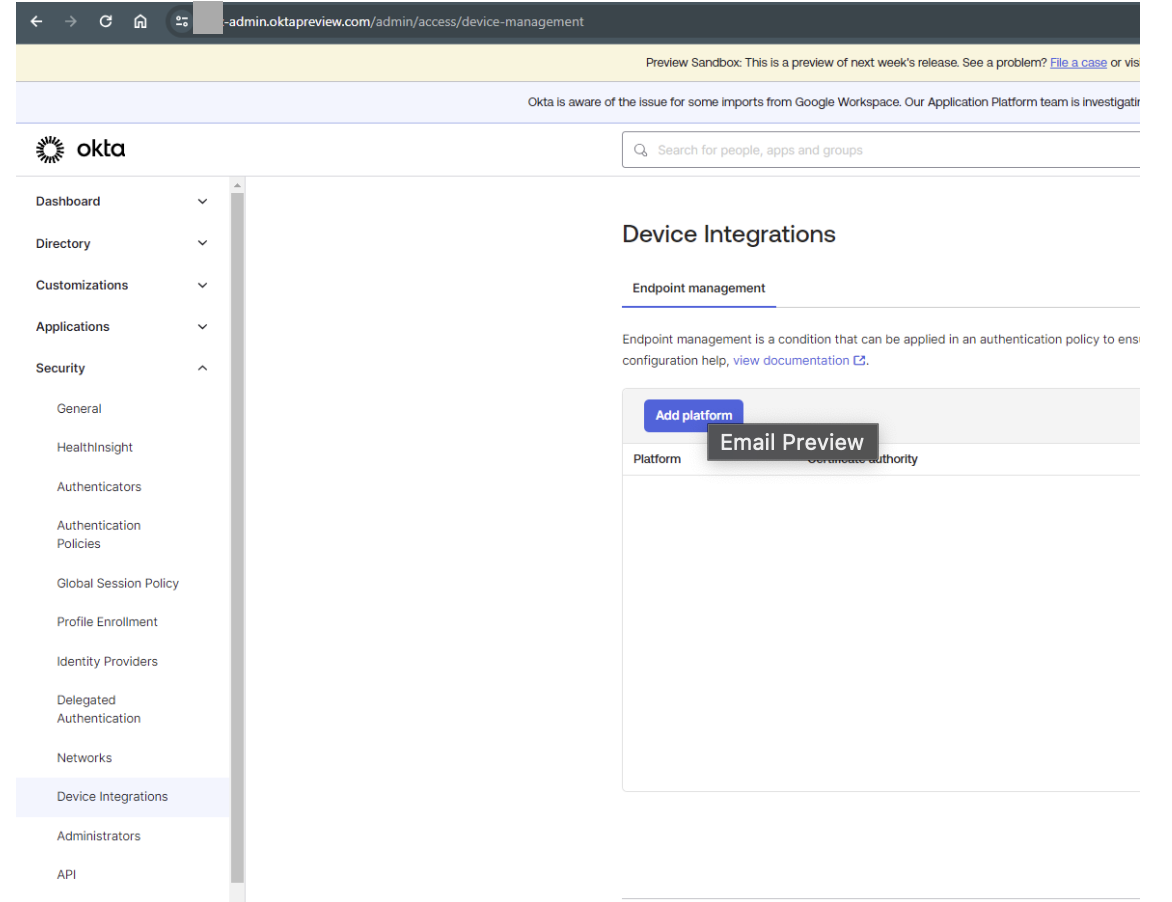 Device Integrations