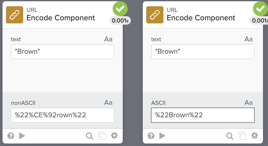 Encode Component card