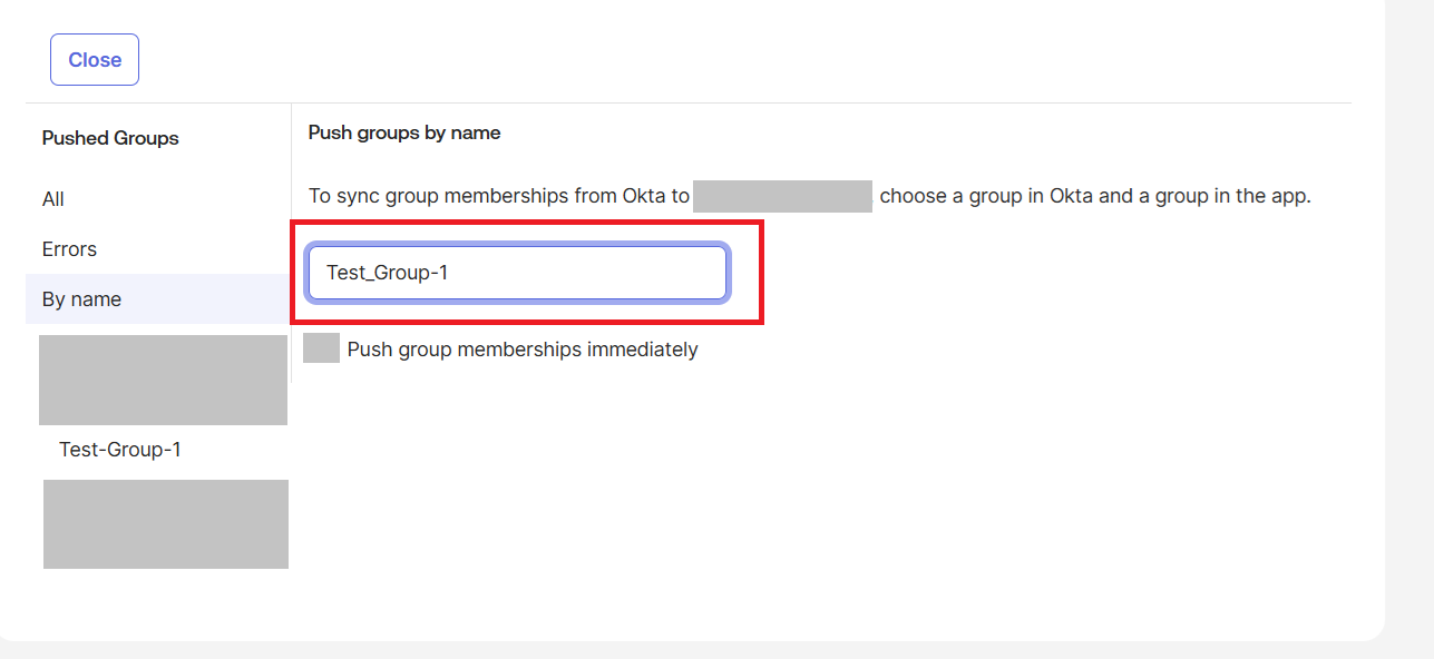 Test-Group-1 push group