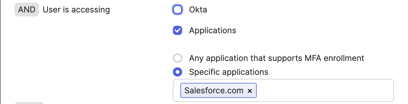When the rule should be triggered