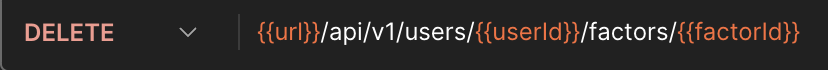 Delete API call