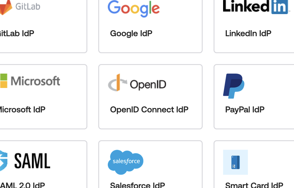 Open ID Connect IdP option available