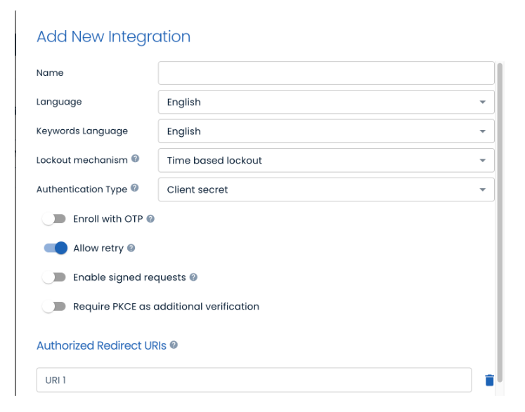 Add new integration