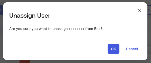 Unassign User