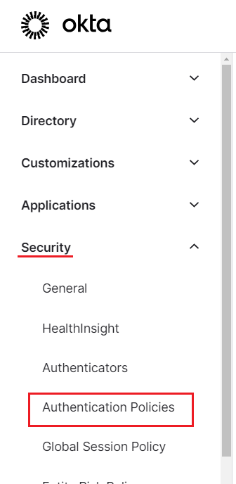 Authentication Policies
