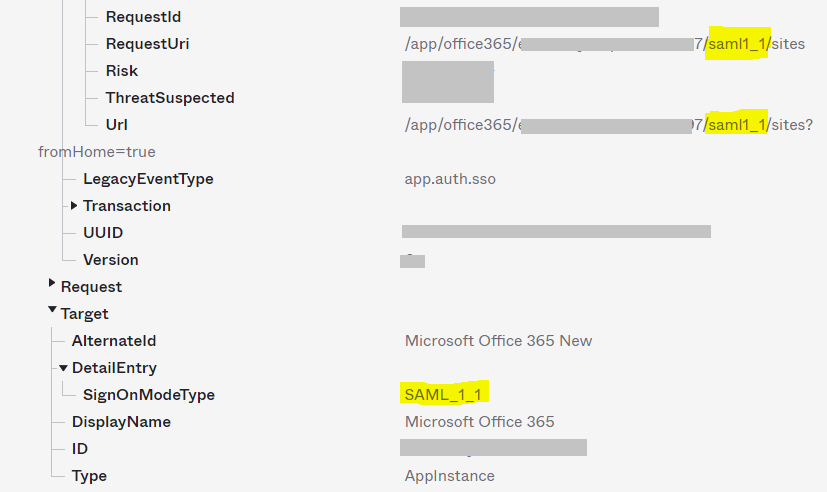 SignOnModeType SAML_1_1