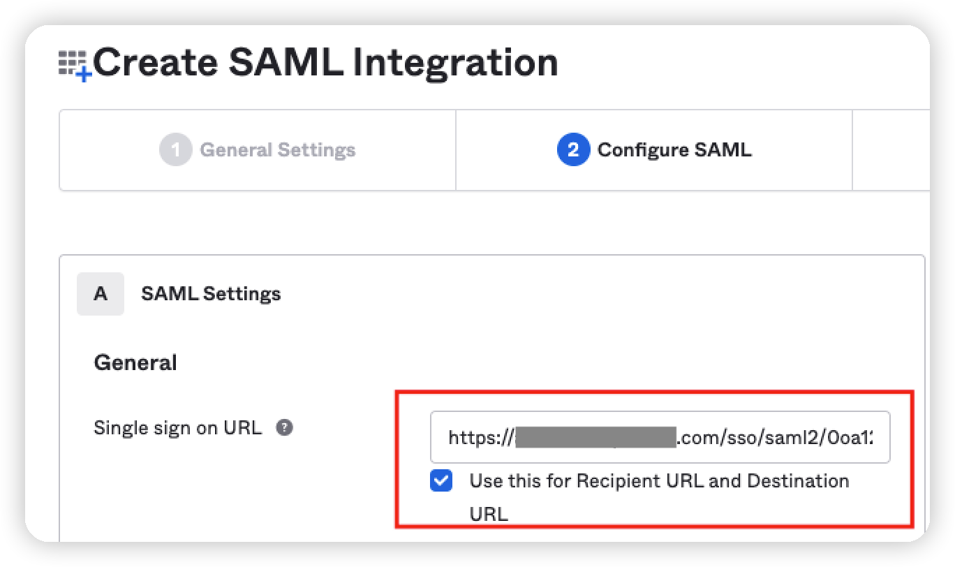Single Sign-On URL