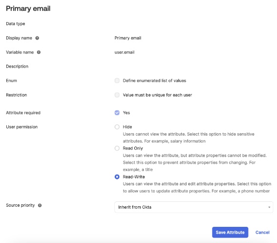 Primary email fixed screenshot