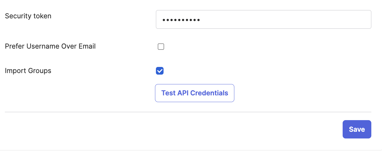 Test API Credentials