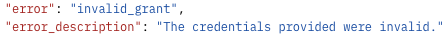 Resource Owner Error