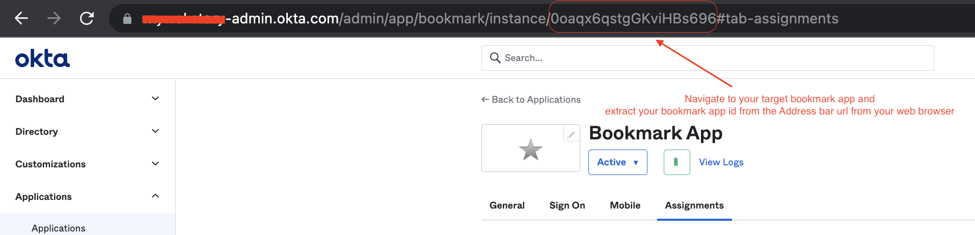 How to find my application id