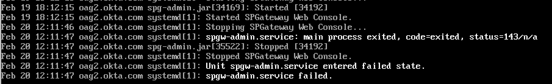 Access Gateway Admin