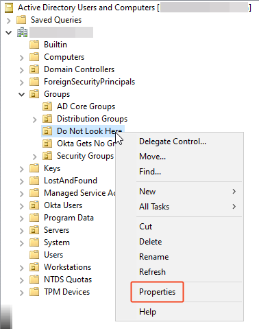 Active Directory Users and Computers (ADUC)