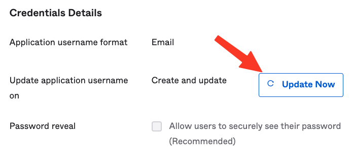 Credentials Details