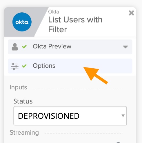 list users with filter