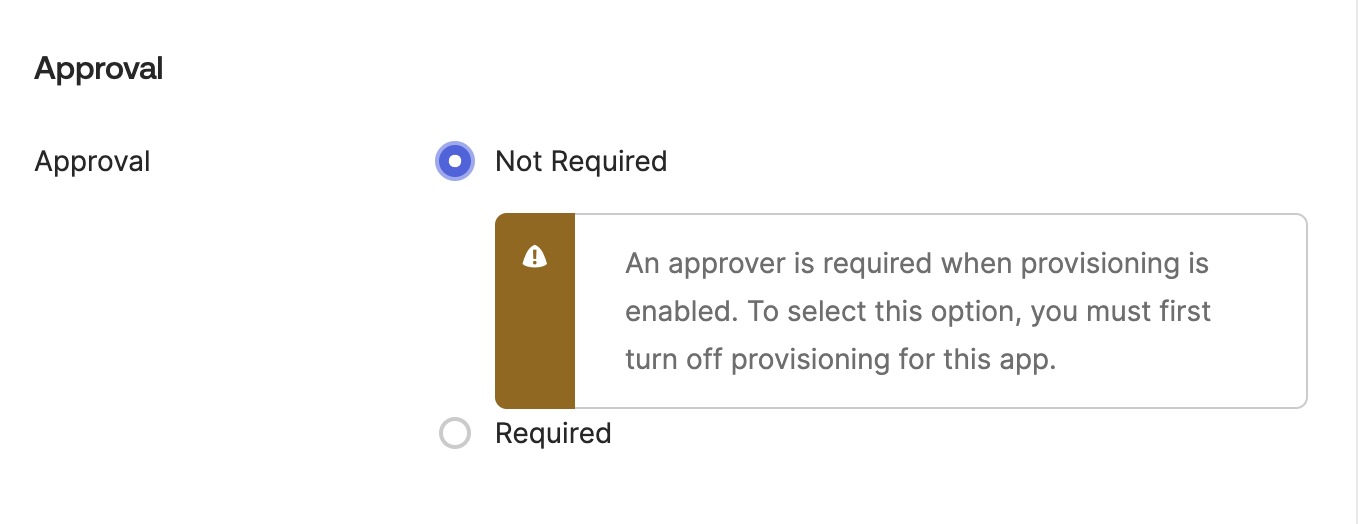 Approval not required