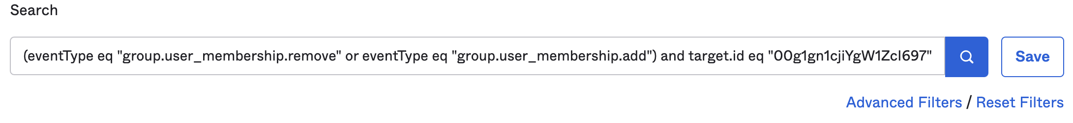 Search query