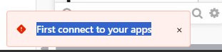 Error message